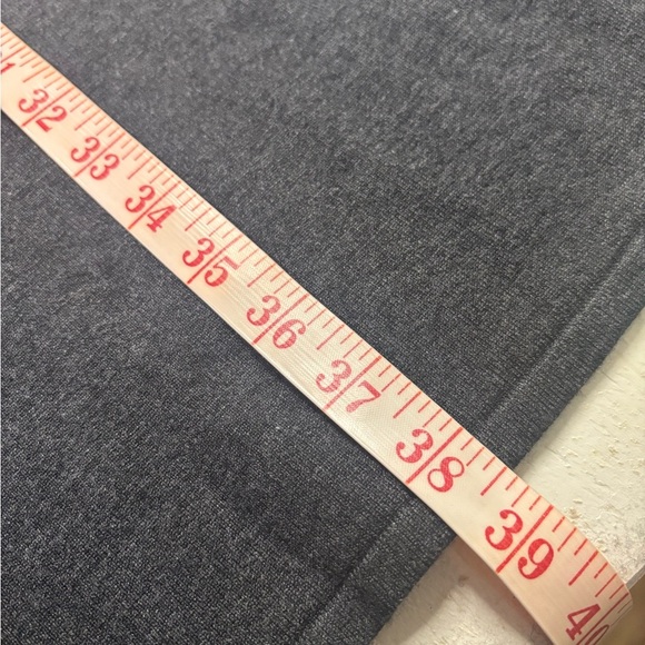 Calvin Klein Gray Black Striped Jersey  Dress Size Large New Knee Length - Picture 5 of 7